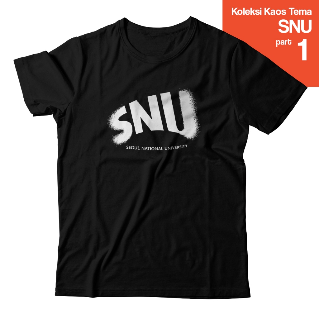 Kaos Seoul National University SNU – Baju T-Shirt Universitas Mahasiswa Kampus College South Korea K