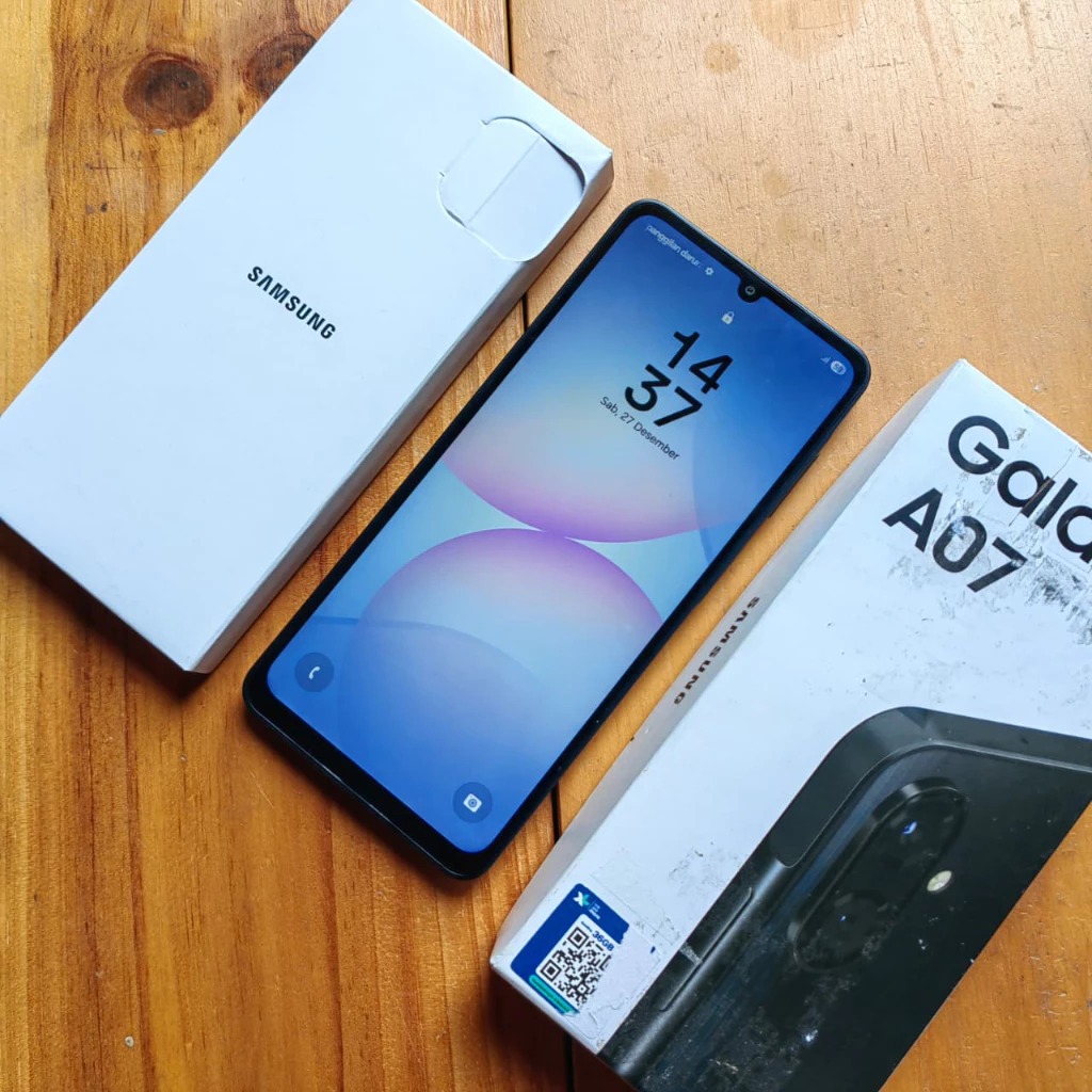 SAMSUNG A07 4G SECOND 4/64GB HANDPHONE SECOND HP SEKEN HP BEKAS HP MURAH