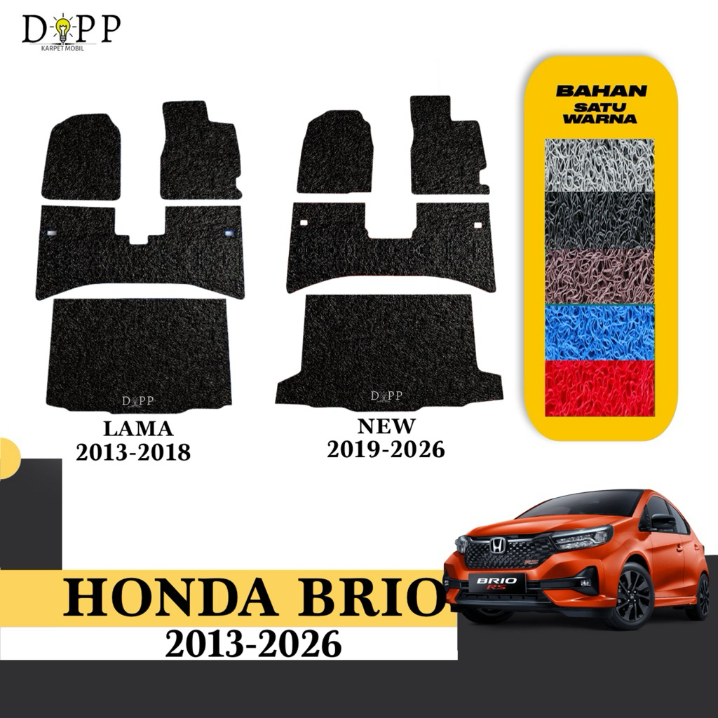 Karpet Mobil Brio / Karpet Mobil Mie Bihun Honda Brio 2013-2026