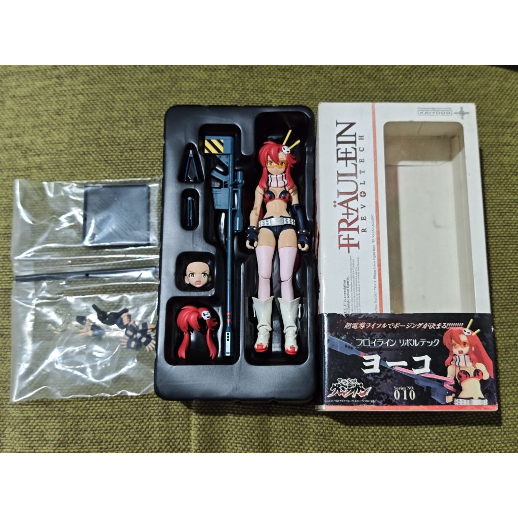 [RARE/PRELOVED] Fraulein Revoltech No. 010 - Yoko Littner (Gurren Lagann) Original Kaiyodo