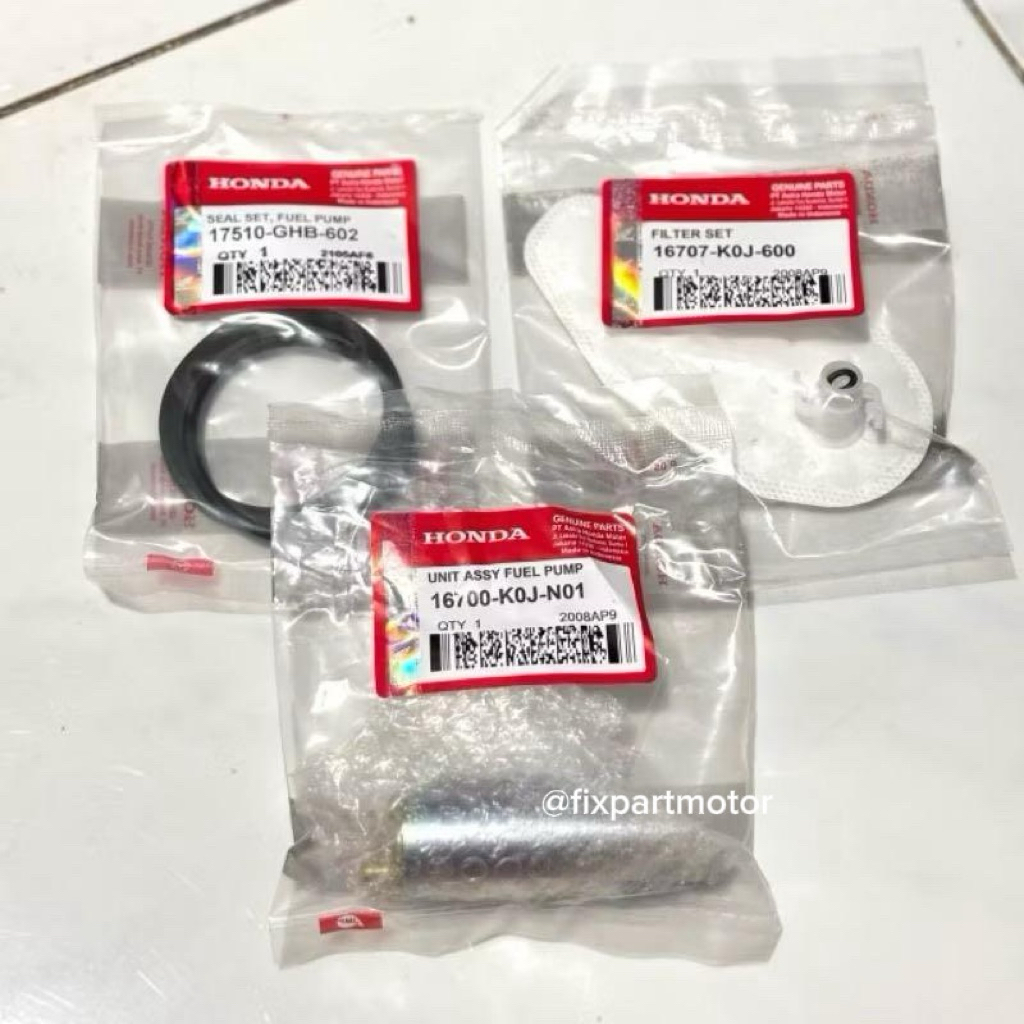 Paket Rotak KOJ + Filter Fuel Pump KOJ+Oring Fuel Pump Genio Beat New Street Scoopy