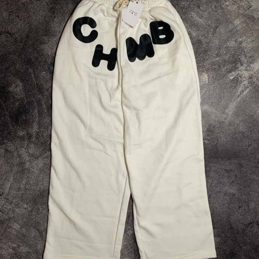 CELANA PANJANG  CHMB SABLON DTF PRIA DAN WANITA FLEECE COTTON COD