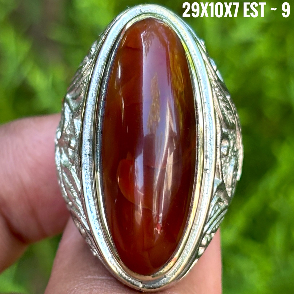 NATURAL BATU AKIK PANDAN MERAH