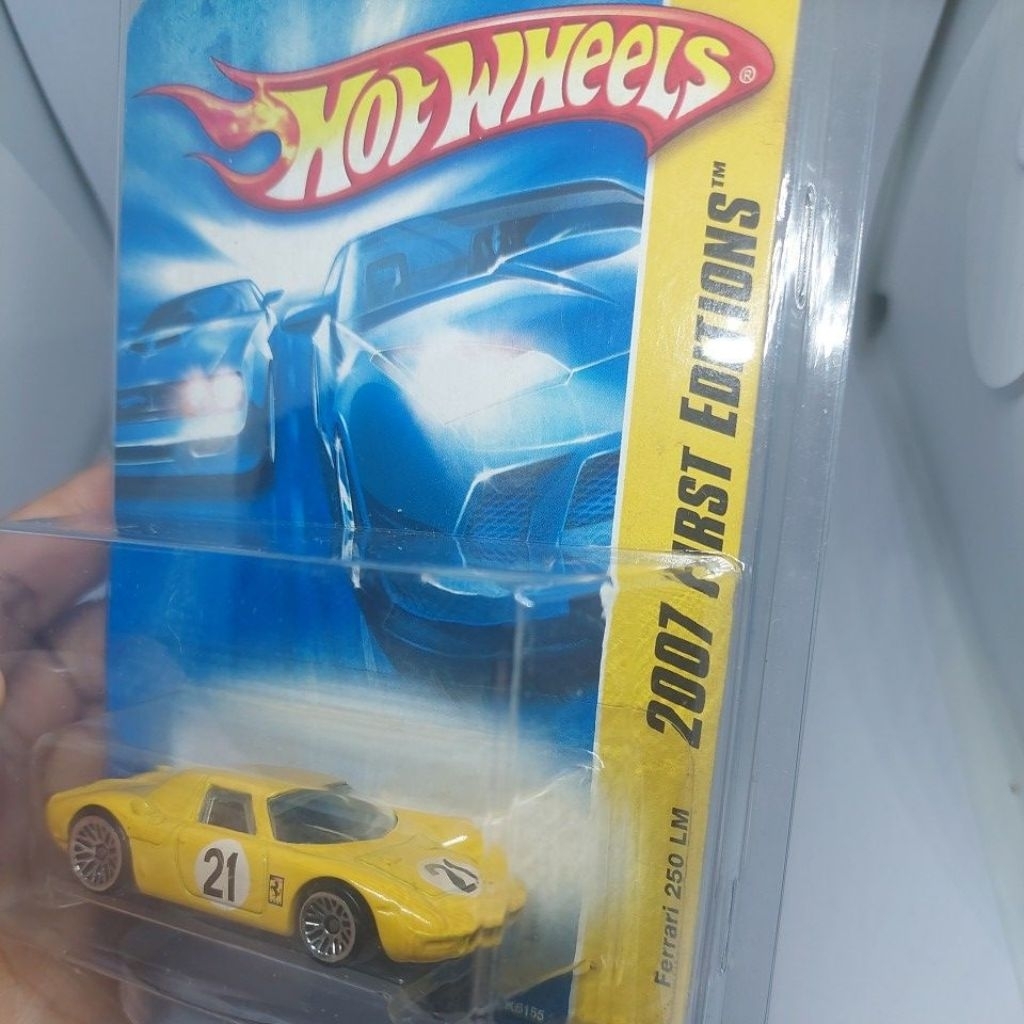 Ferrari 250 LM Yellow 2007 Hot wheels