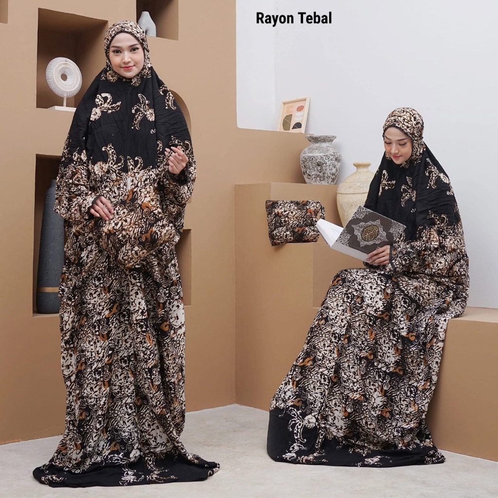 Dasterade - Mukena Terusan Batik CAP Dewasa Ori || Mukena batik pekalongan