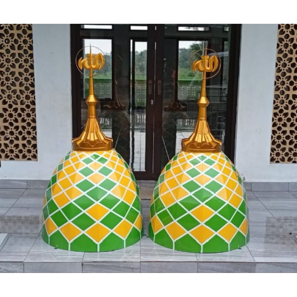 Kubah Masjid 80 cm besar badan galvalum dekoratif