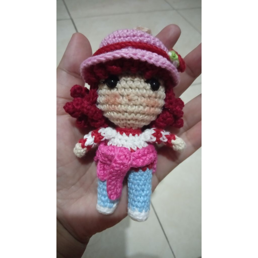 amigurumi strawberry short cake