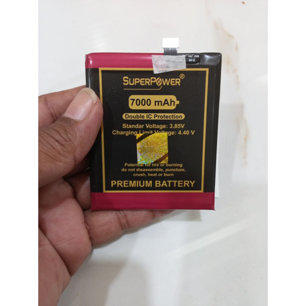 Battery Batre Baterai Vivo Y20 Y20S Y20i Y12S B-05 BO5 Double Power 7000mah 2 IC Protector Batu Batr