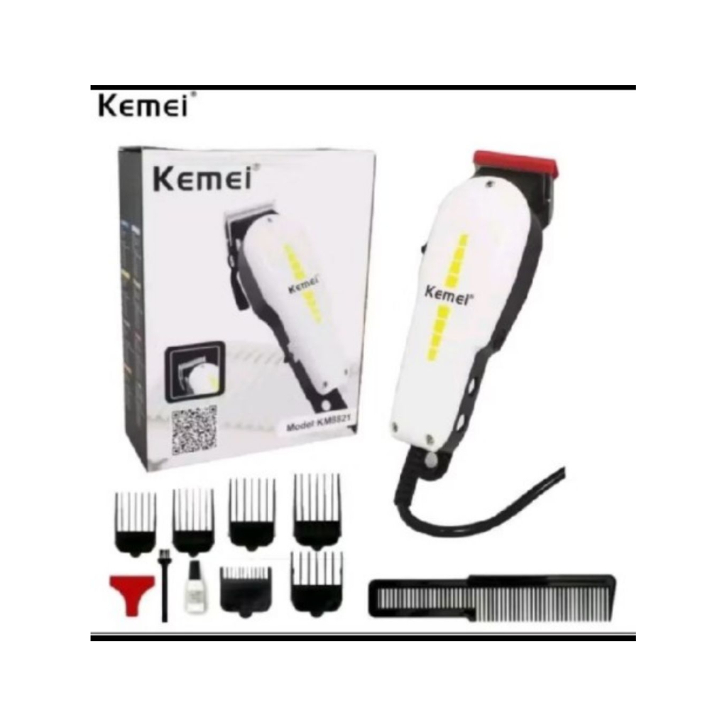 Alat Mesin Cukur Rambut Listrik Original Kemei KM-8821 / Hair Clipper Elektrik Original KM8821