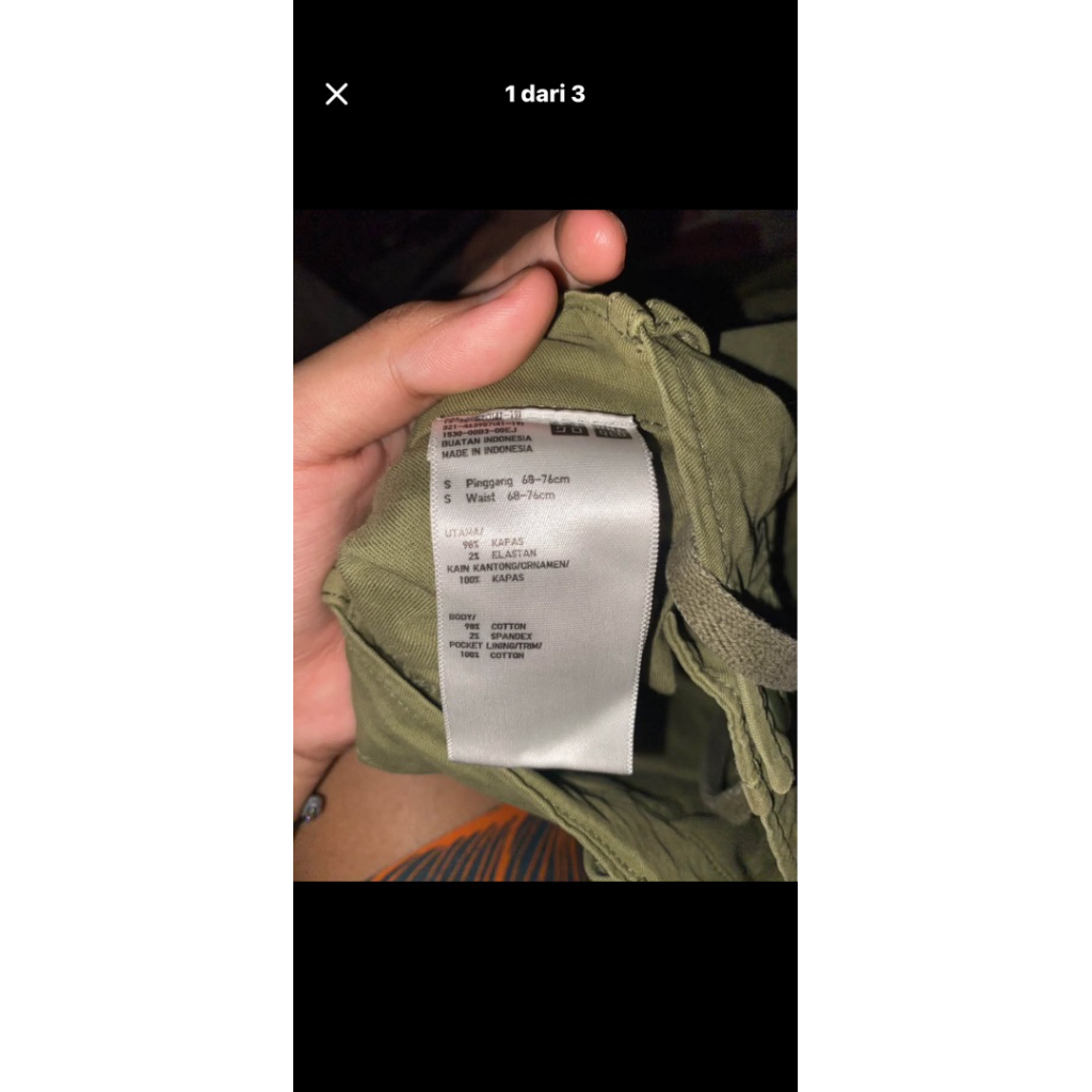 Celana Cargo Uniqlo