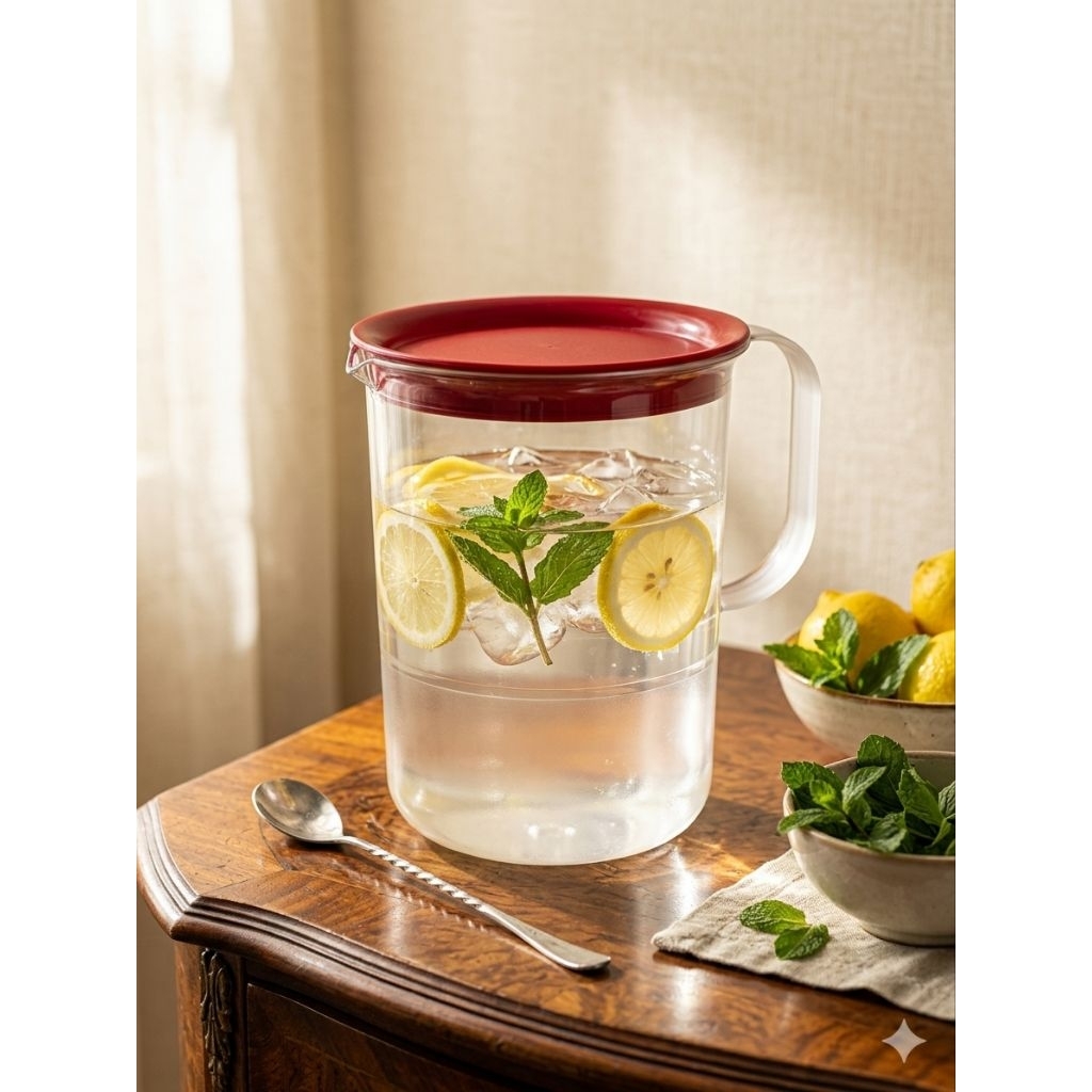 teko kristal tupperware -1,2 L- new, tuppeware crystaline water jug