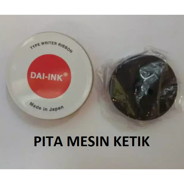 pita mesin ketik / mesin ketik manual / Ribbon mesin ketik DAI-INK original Japan