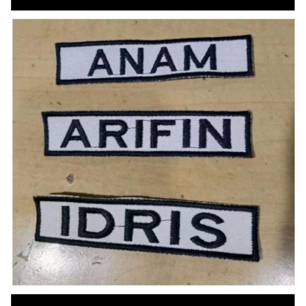 Bet Nama Satpam - Non Timbul