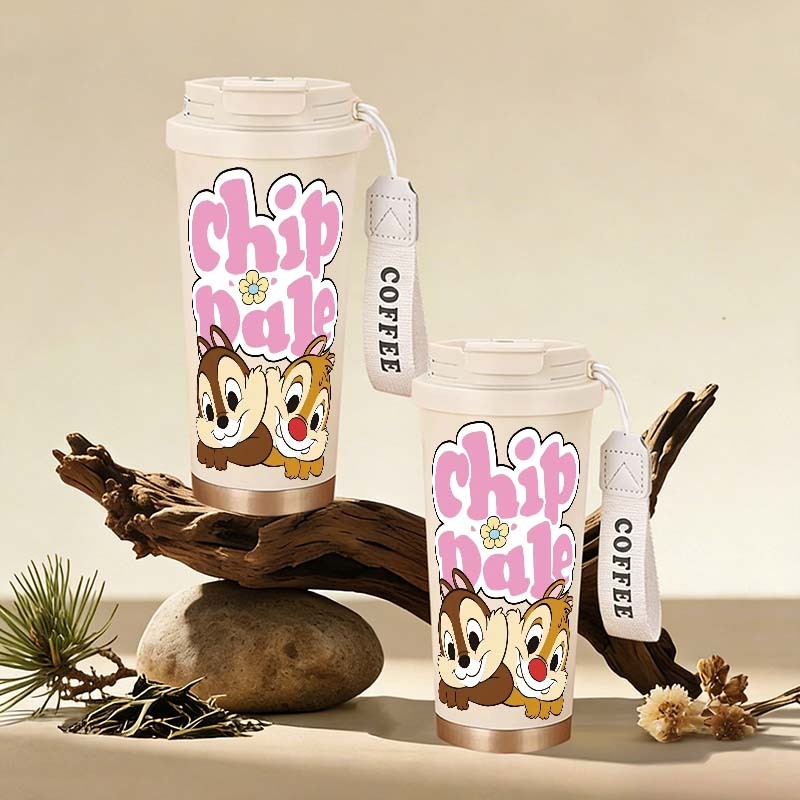 Portable Chip 'n' Dale 500ml Tumbler tahan panas dingin 24 jam Termos Stainless Steel 316 Vacuum Kop