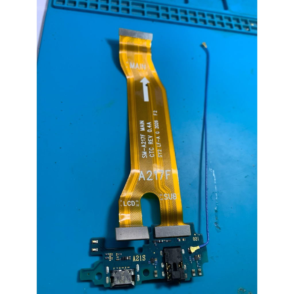 FLEXIBLE CAS + BOARD CAS PENGHUBUNG SAMSUNG A21S/A217 ORI COPOTAN
