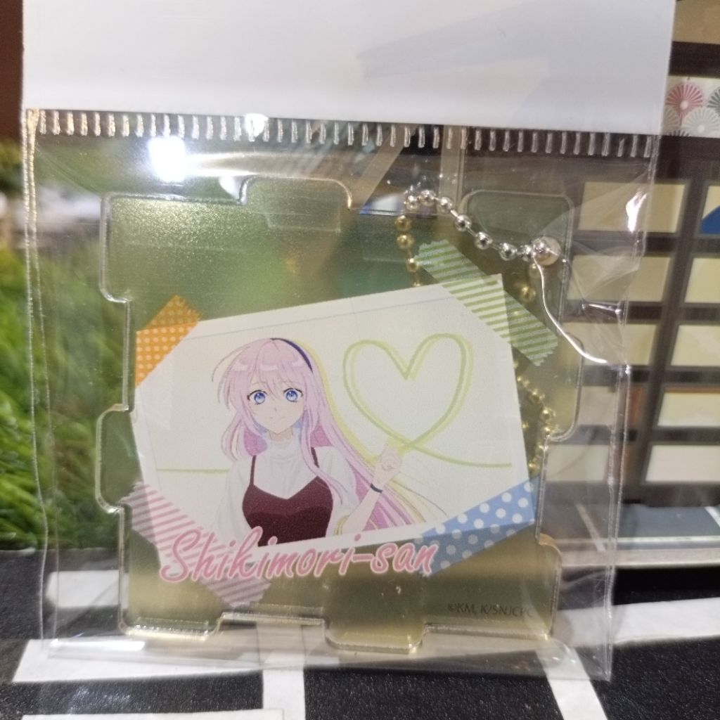 Official Shikimori's Not Just a Cutie Takagi-san Nagatoro-san Uzaki-chan keychain rubber akrilik