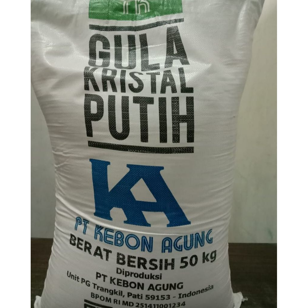 Gula Kristal Putih 50kg - Manis Alami, Praktis, Hemat