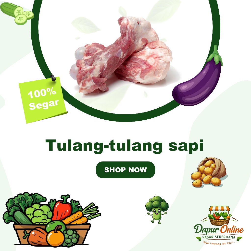 Tulang sapi Fresh| Langsung dari pasar Sederhana Bandung
