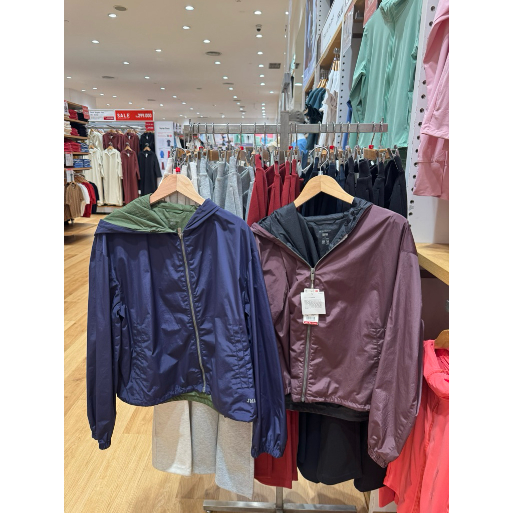 Uniqlo Jaket Parka jwa Proteksi Sinar UV