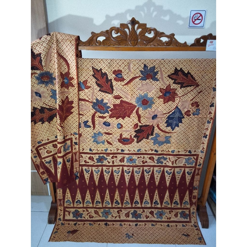 Kain Batik Sarung Tumpal Betawi/Kain Tumpal Betawi/Kain Sarung Tumpal/Kain Encim/Kain Tumpal Motif A