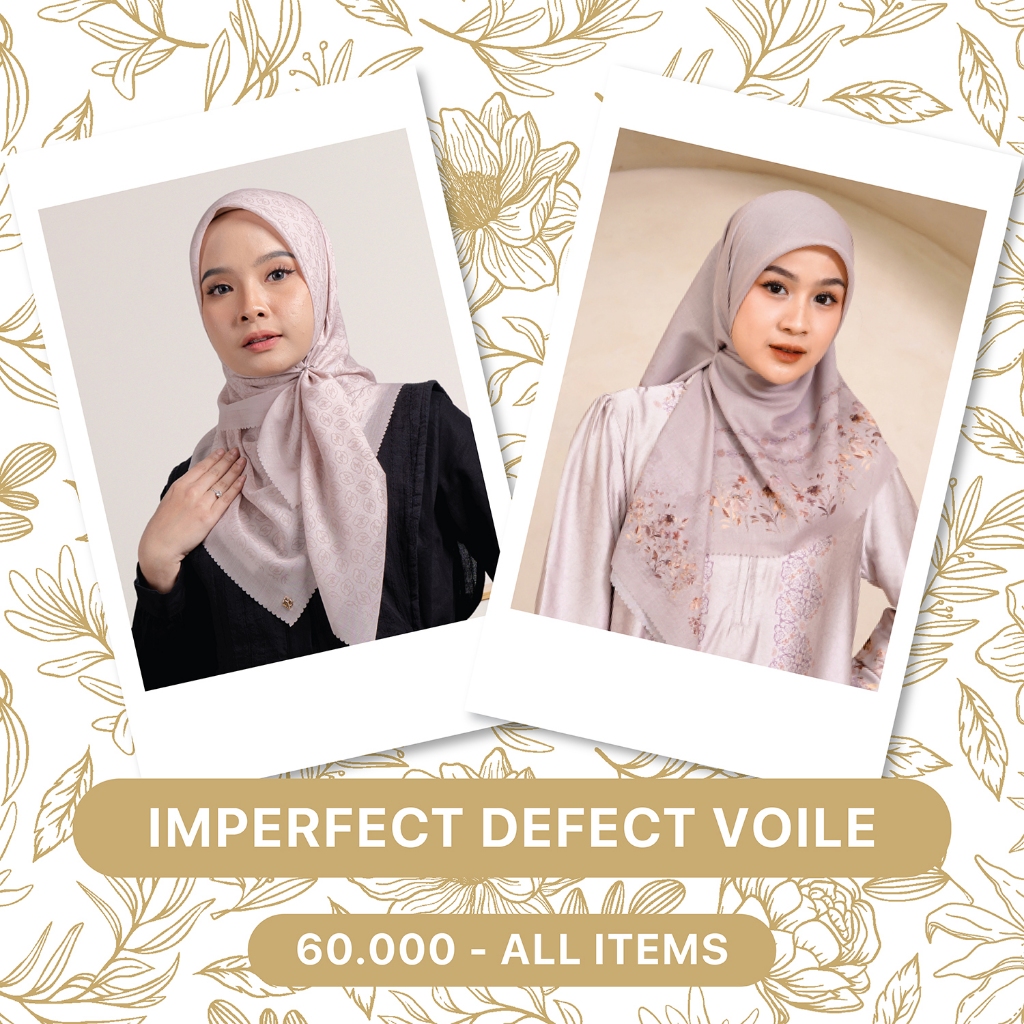 Modessa Hijab - Imperfect Voile Sale - MINOR DEFECT HIJAB MOTIF