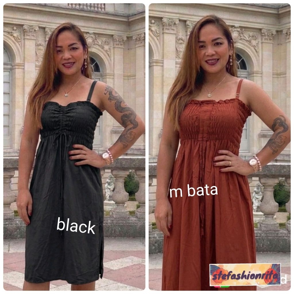 dress bali dress kemben serut polos