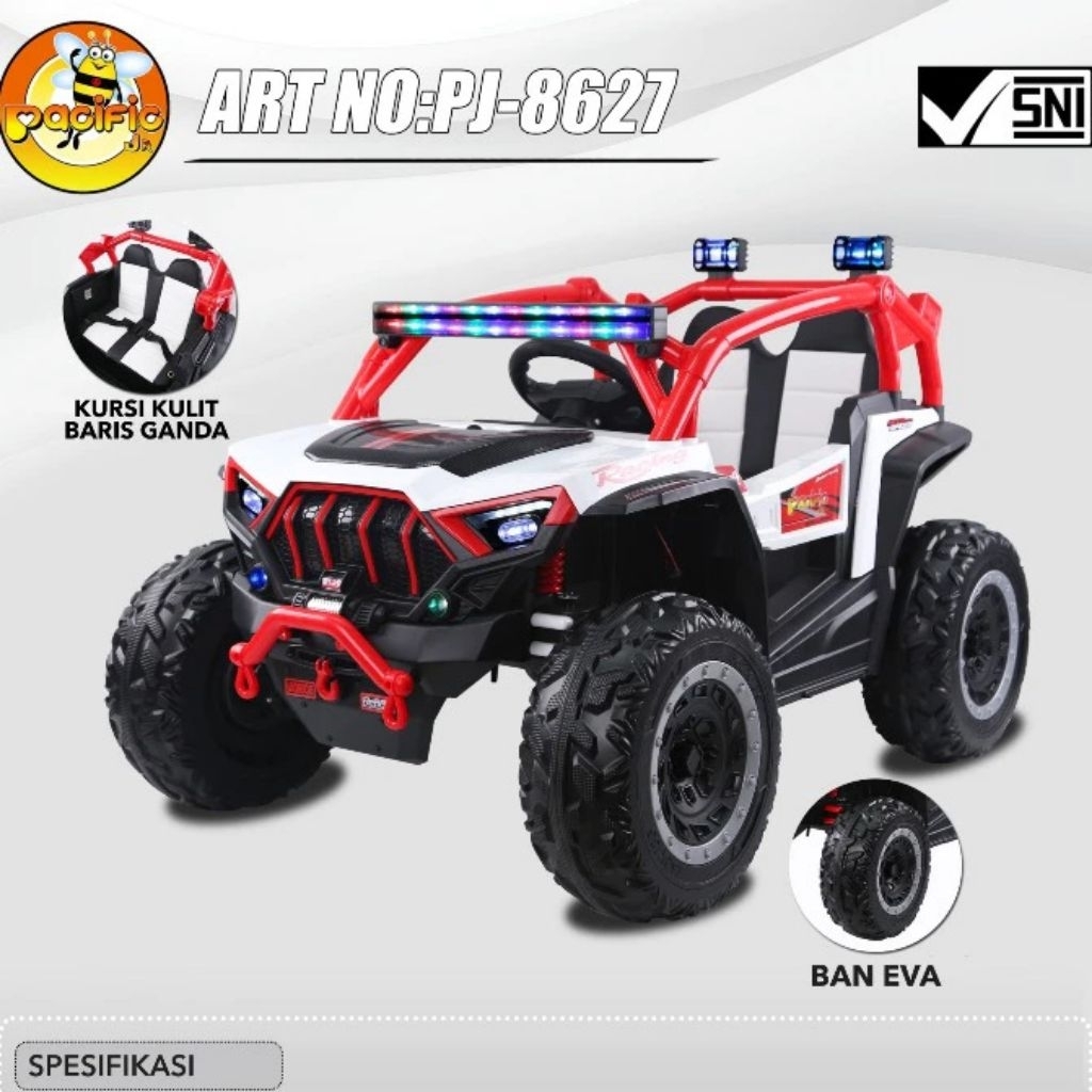 Mobil Aki Pacific Jeep 8627 Ban besar Eva Size Besar
