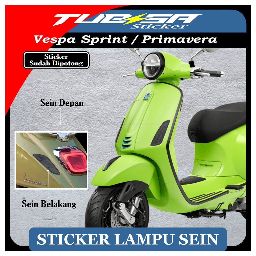 Stiker Lampu Sein Vespa Sprint/Primavera | Stiker Lampu Sein Vespa  Sprint/Primavera | Stiker Pelind