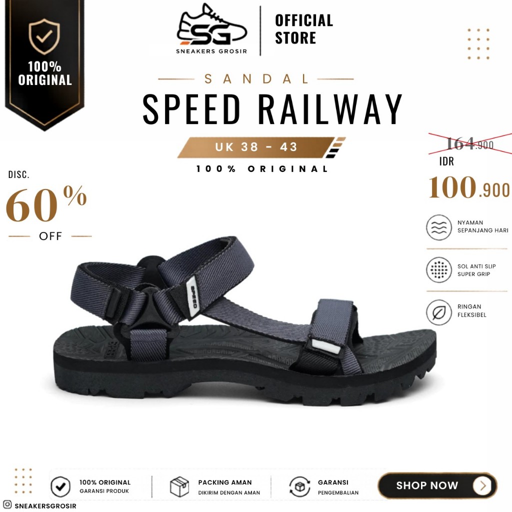 Sandal Speed Railway Series 100% Original || SANDAL GUNUNG