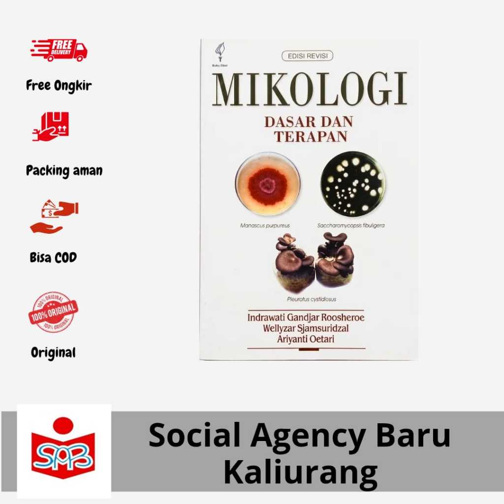 Buku Mikologi Dasar dan Terapan Original - Buku Biologi & Sains Best Seller