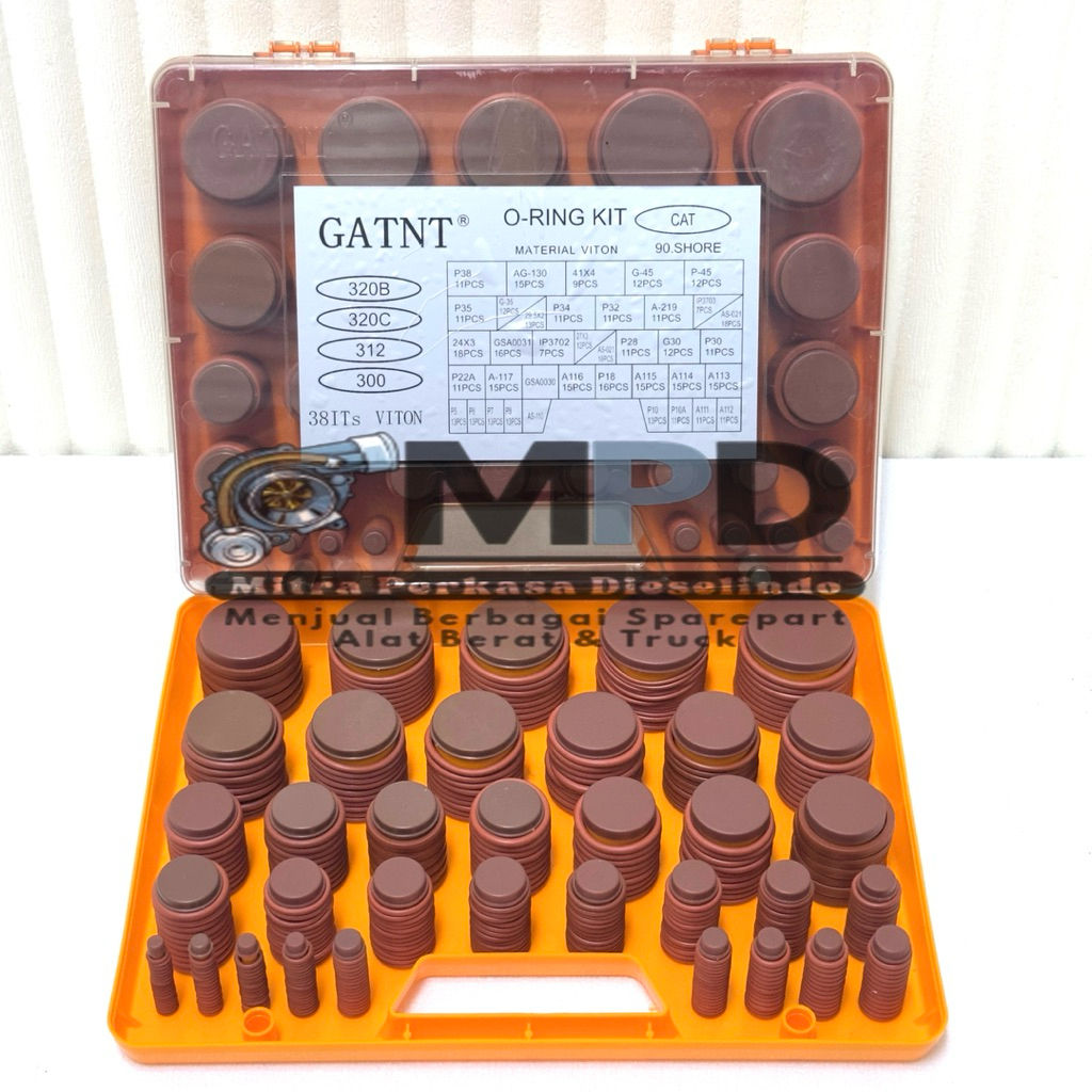 Oring Seal Kit Box CAT320C CAT320B 320C 320B Alat Berat O-Ring Sealkit Box Set Viton