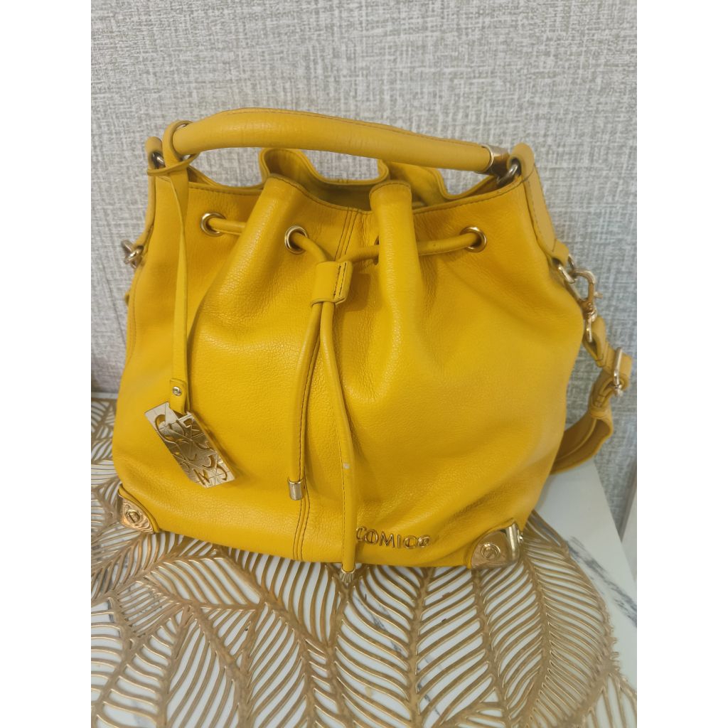 tas kulit preloves pribadi kuning