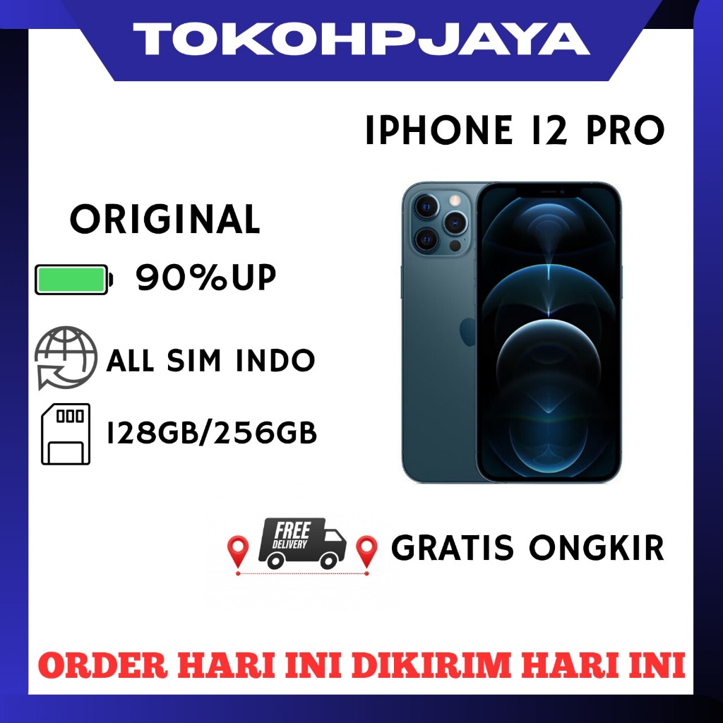 IPHONE 12 PRO /12PRO MAX 128GB/256GB  SECOND / MULUS LIKE NEW BERGARANSI / FULLSET