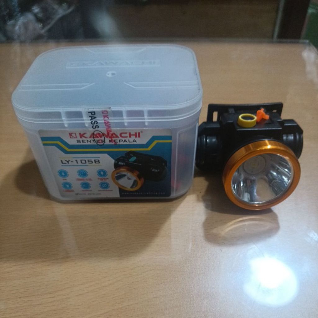 Senter Kepala kawahchi dengan Pencahayaan Putih Terang dan Fokus Dapat Diatur