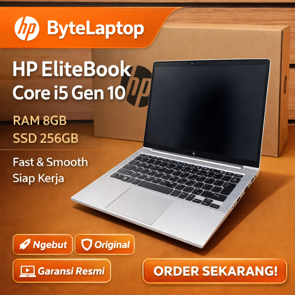 hp elitebook seris 830, g6 g7, intel core i5/i7  bergaransi , grade a