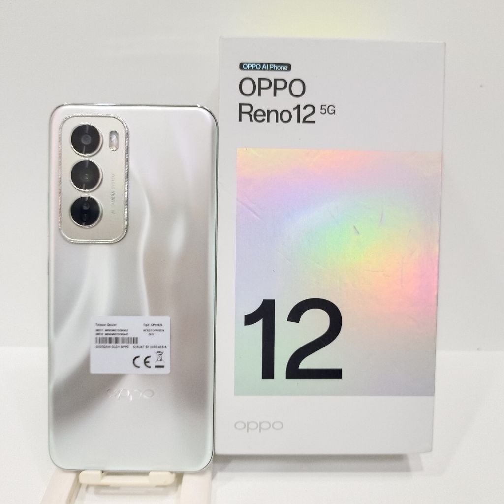 Oppo Reno 12 5G 12/256GB Handphone second fullset original bergaransi