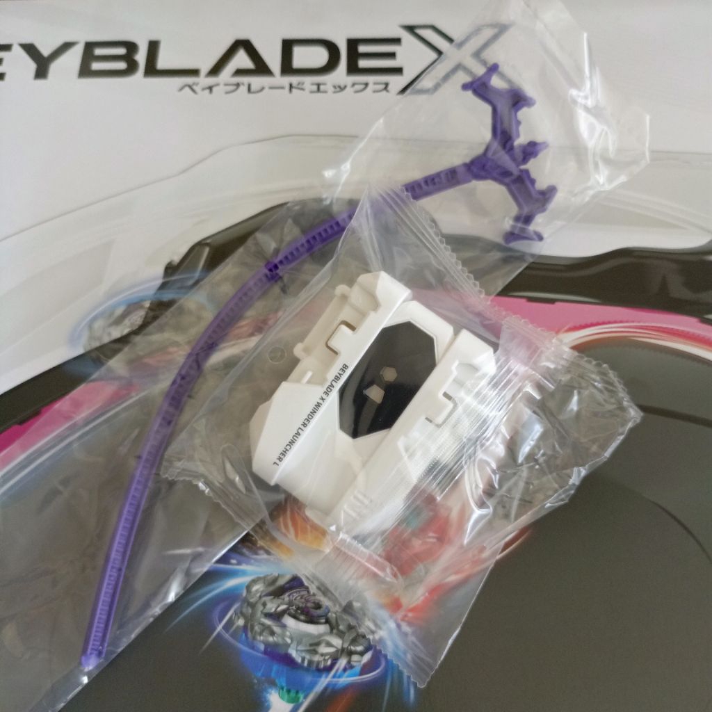 beyblade x winder launcher left long ripcord from meteor dragoon ux-17