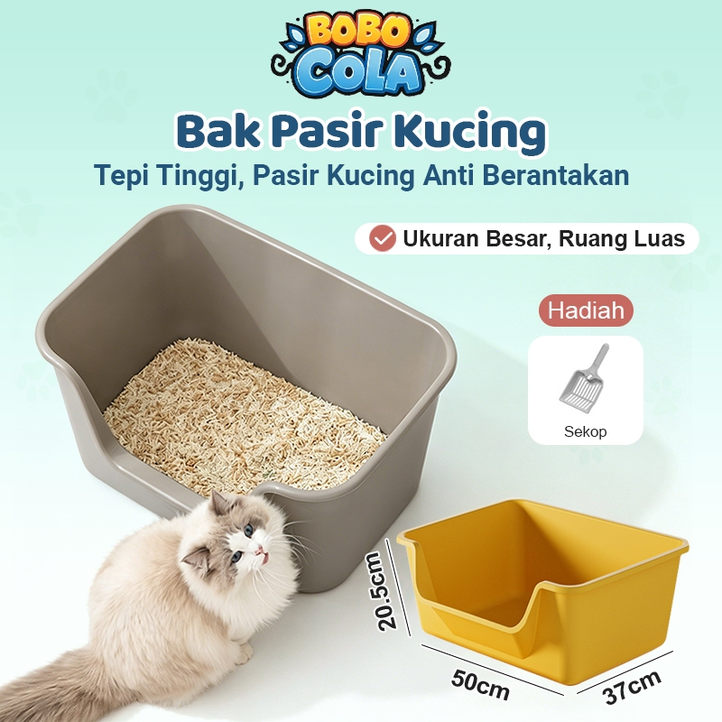 Toilet Kucing Box Pasir Kucing Litter Box Kucing Baskom Pasir Kucing Bak Pasir Kucing Litter Box Kuc