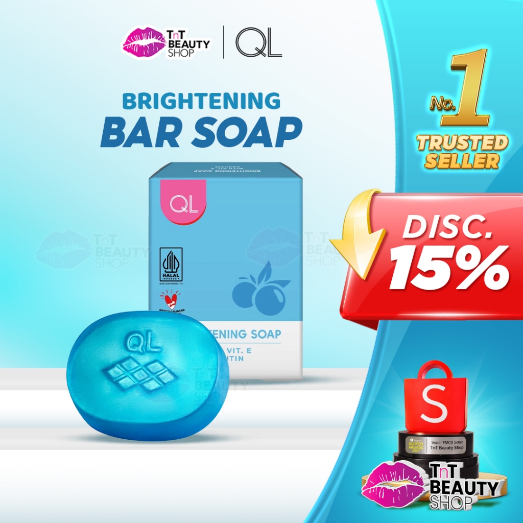 QL Cosmetic Brightening Soap - Sabun Wajah | TnT Beauty Shop