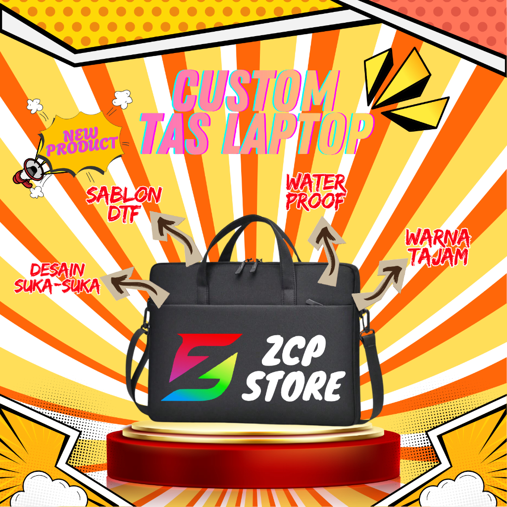 Tas Laptop Slempang | Tas Laptop Custom | Tas Laptop Cowo Cewe |