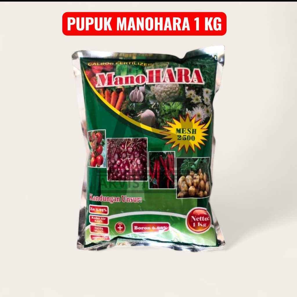 PUPUK KALSIUM MANOHARA KEMASAN PABRIK 1 KG PUPUK MANOHARA