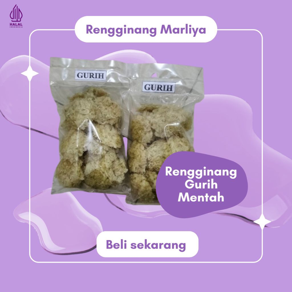 Rengginang Gurih Mentah Besar