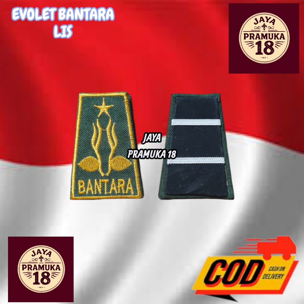 PROMO Bantara lis 1 kodi 20 pasang tku bantara lis bordir evolet bantara bordir