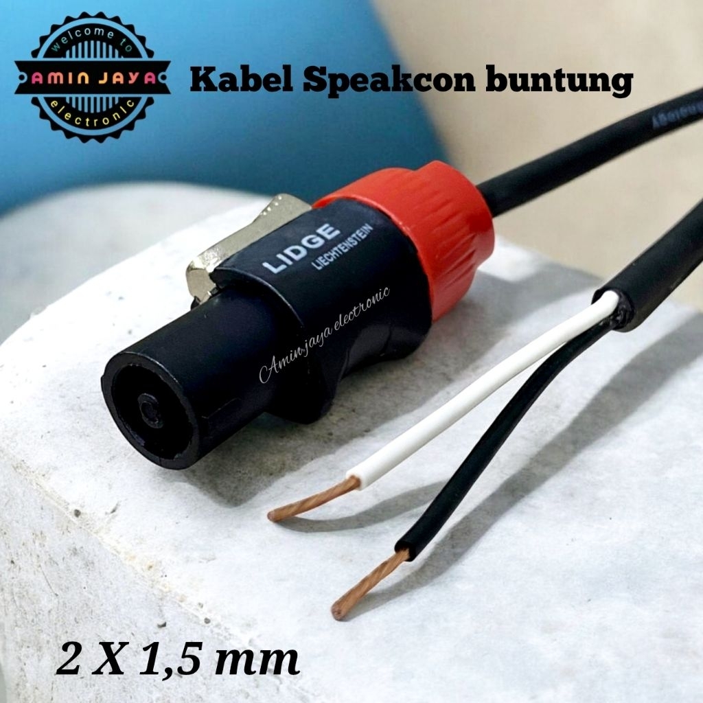 Kabel speaker to spikon / kabel speaker satu spikon
