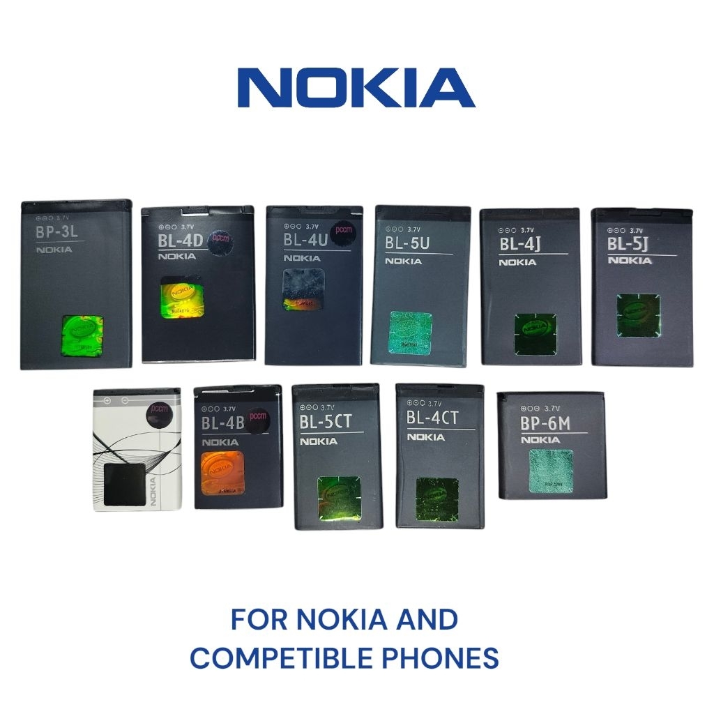 Soul_Fantasy Baterai Nokia Seri Bl-4D, Bl-4U, Bl-5U, Bl-4J, Bl-5J, Bl-5B, Bl-4B, Bl-5Ct, Bl-4Ct,