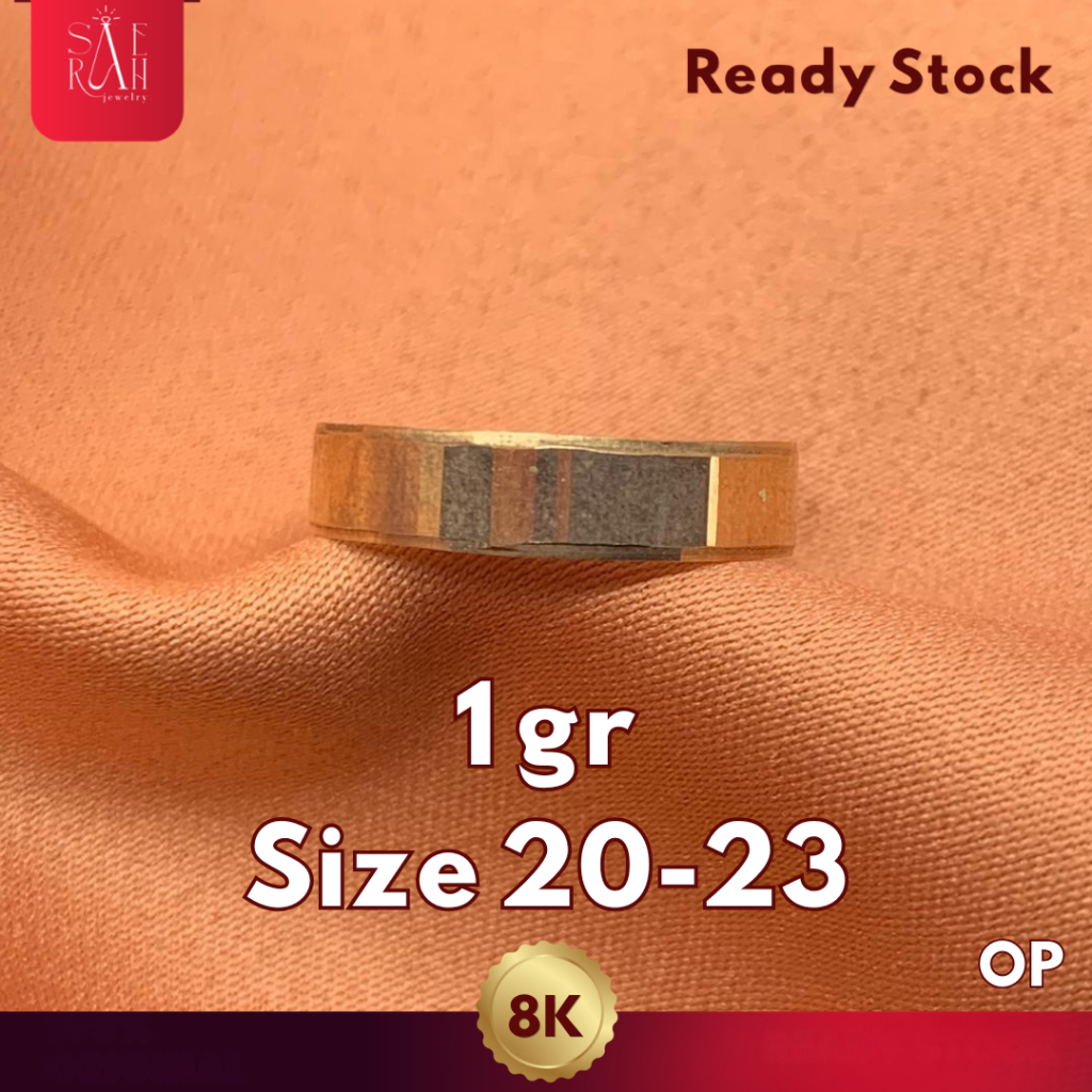 Cincin Emas 8K - Toko Emas Saerah - 1 Gram 94