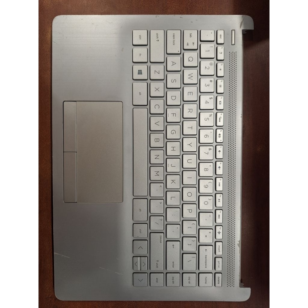 Palmrest + keyboard Oke laptop Hp 14-CF, DF, 14s-DF copotan