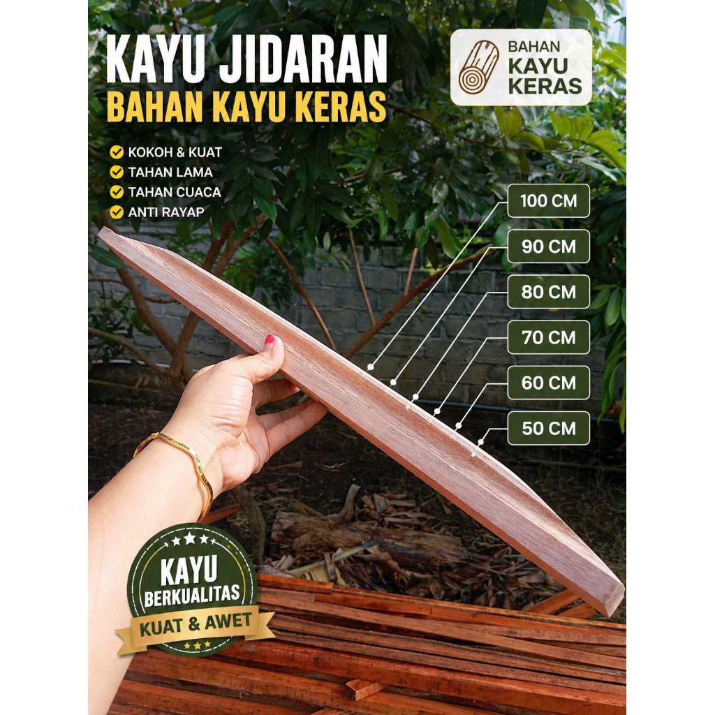 kayu jidaran/kayu gosok/kayu lepan dinding