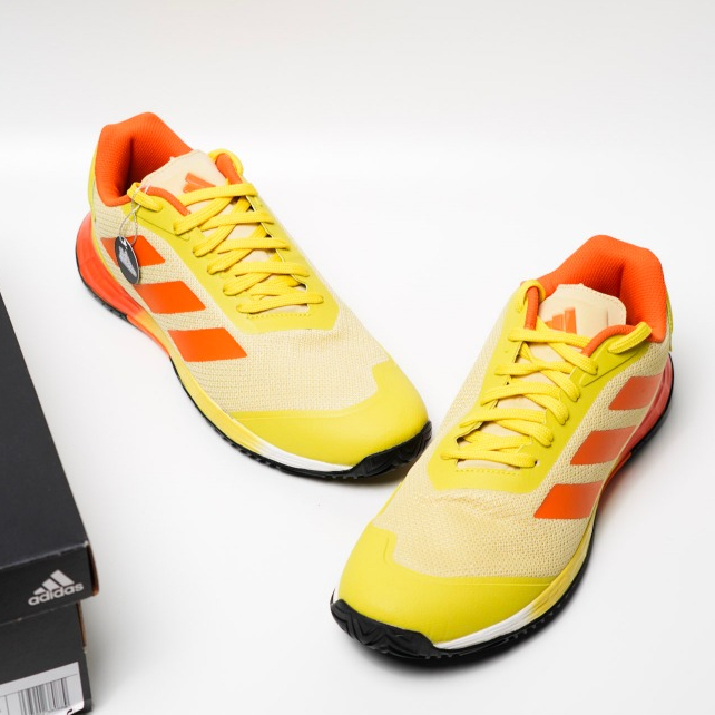Hot Product Sepatu Tenis Padel Badminton Pria Adidas Velocity Grand Yellow Men Shoes