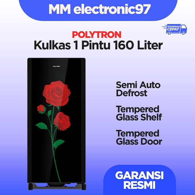 Kulkas Polytron 1 pintu PRA16CRX PRA-16CRX